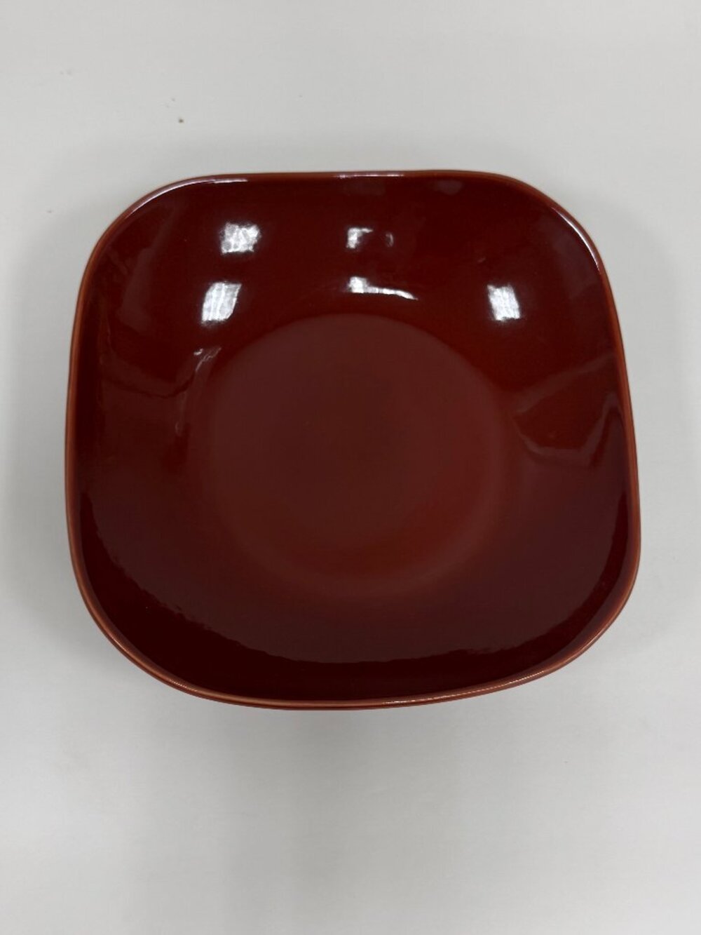 New Mikasa Global Cuisine Red Coupe Soup Bowl. KT193